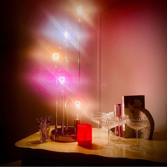 ♥️ Mid Century Modern Cascade lamp attributed to Robert Sonneman, brass - Picture 13 of 14